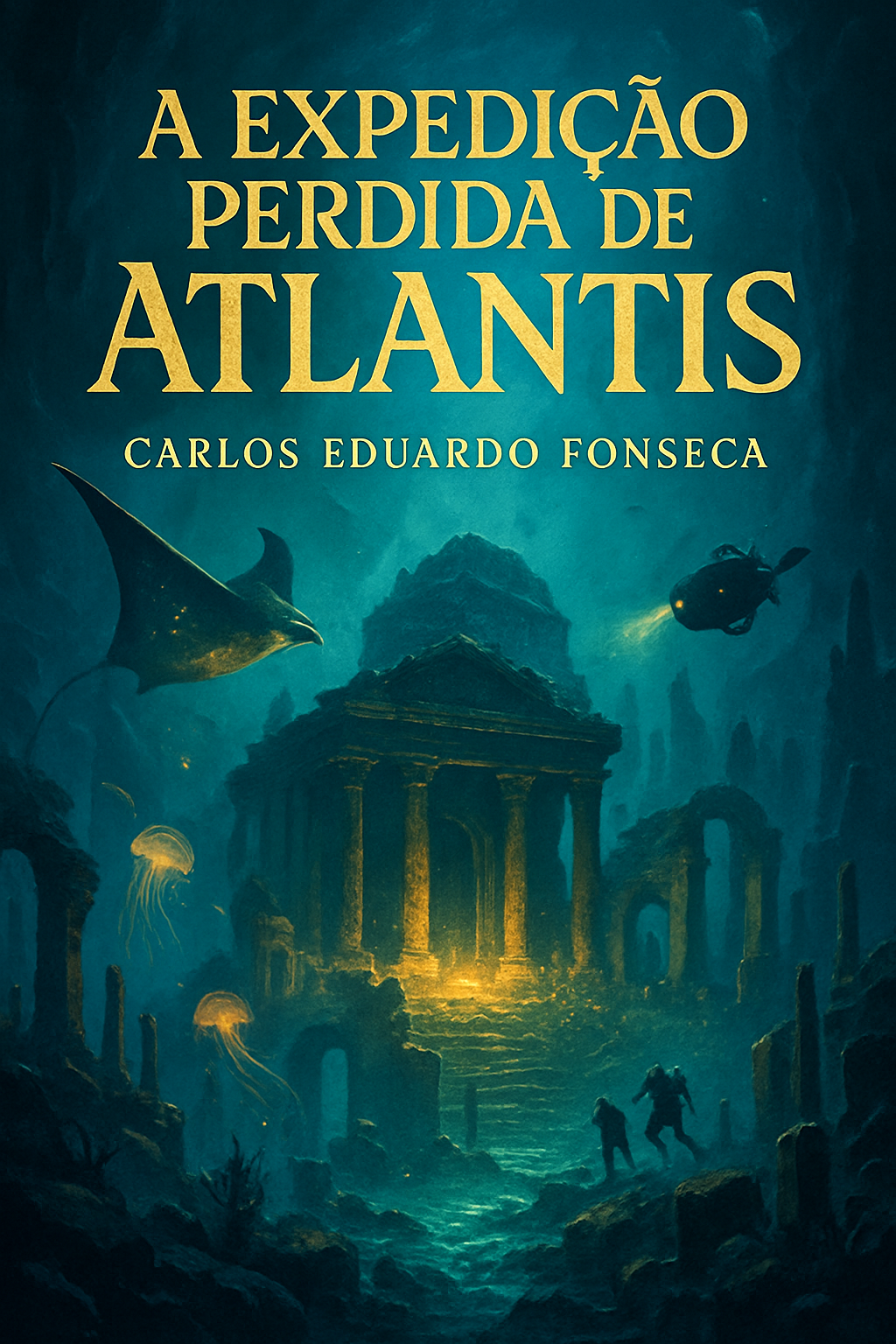 Capa do livro A Expedição Perdida de Atlântis